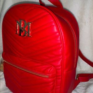 Bagdley Mischka quilted chevron backpack